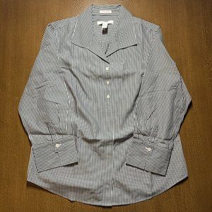 Chico's No-Iron Dress Shirt - Size 1 (Medium)
